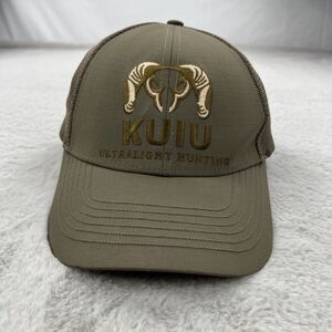 Kuiu Hat Cap Strap Back Green Ultralight Hunting Gorpcore Camping Cabin Adult